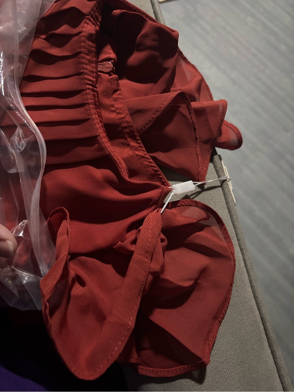 Girls Burnt Orange Tulle Flower girl, jr bridesmaid Dress